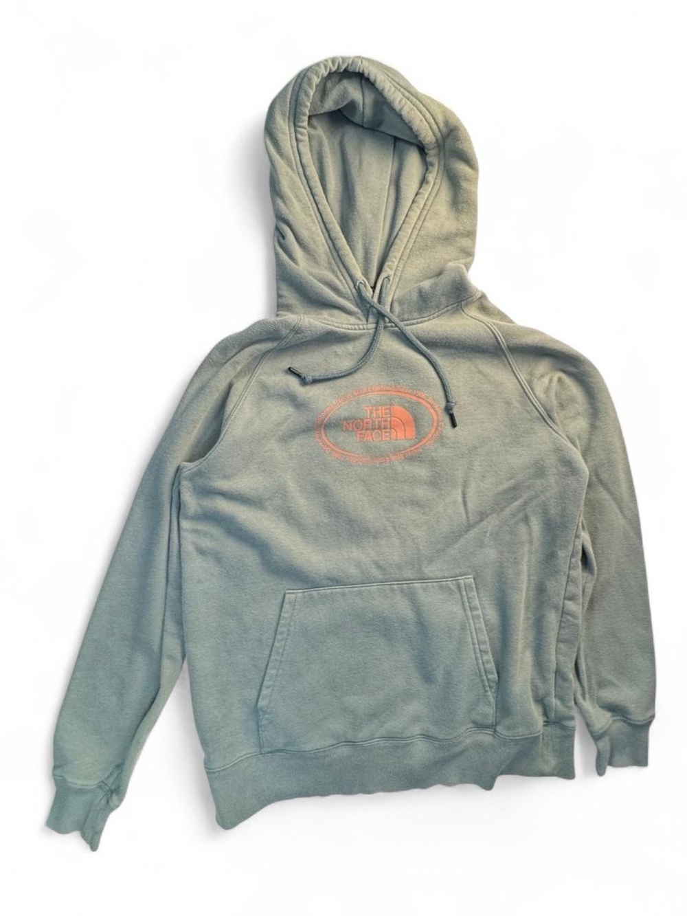 The North Face Teal Pullover Hoodie Sweatshirt Women's S Gorpcore Outdoor Cozy